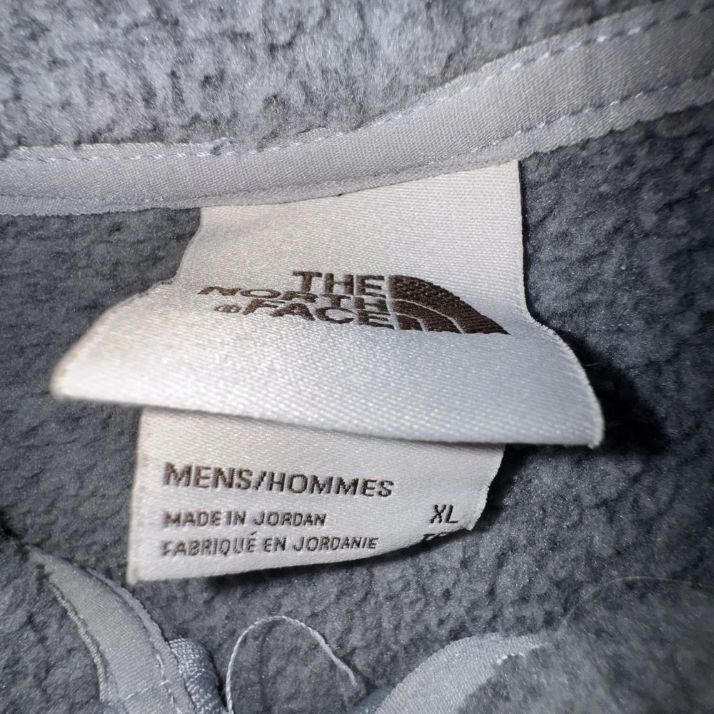The North Face Gordon Lyons 1/4 Zip Pullover Mens XL Gray‎ Fleece Classic Jacket